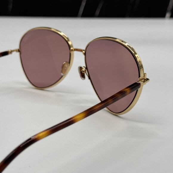 NEW TOM FORD TF1028 32Z WOMEN AVIATOR GOLD PINK SUNGLASSES TOM FORD RIO FT1028/S - Picture 7 of 12